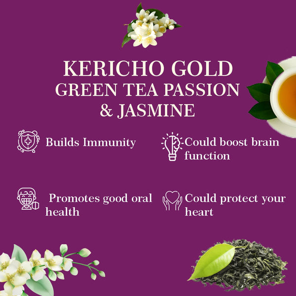Kericho Gold Green Tea, Passion & Jasmine